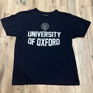 Official University of Oxford Tee Shirt Blue Cotton Women’s Medium